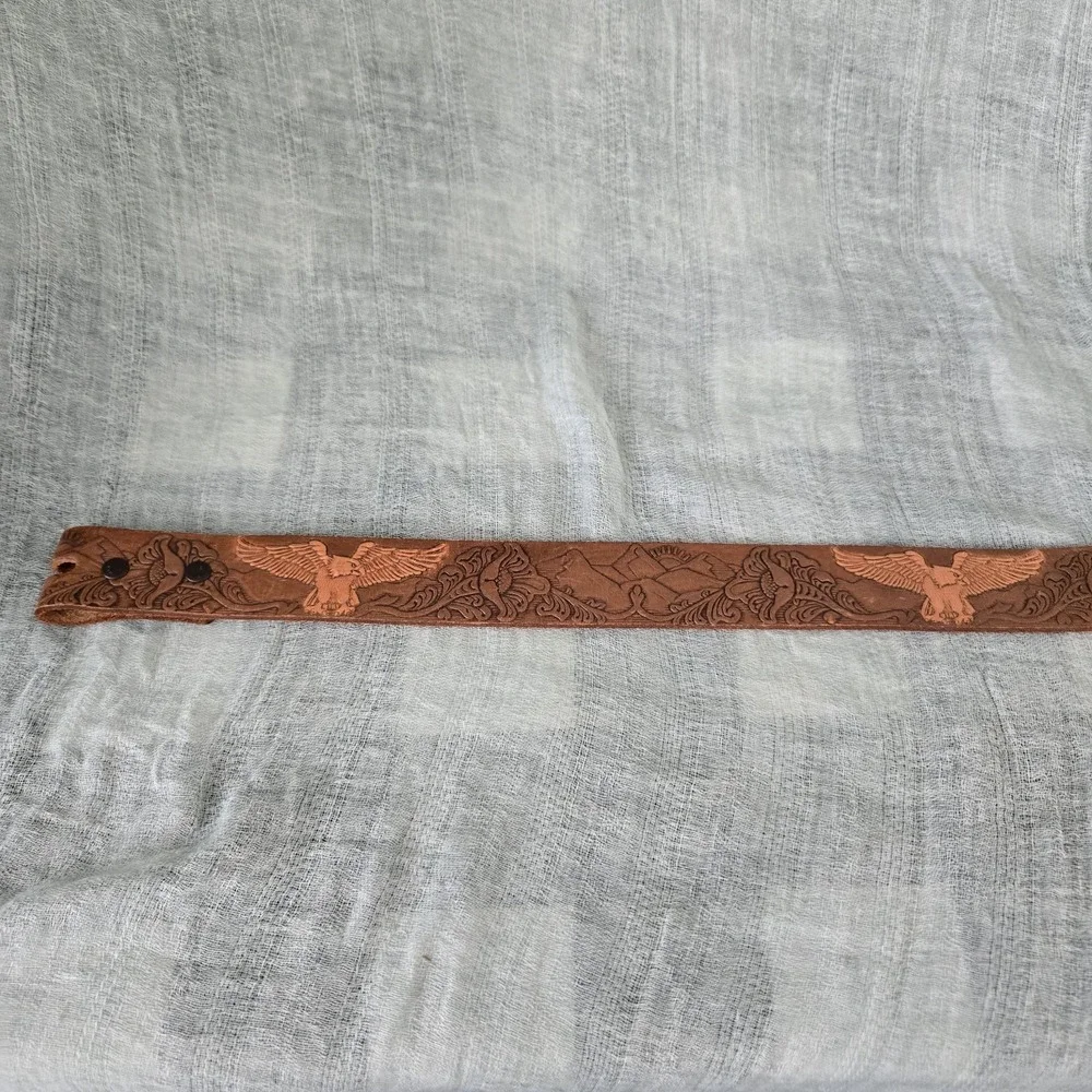 USAccessories Youth Hand Painted Genuine Leather Belt  24